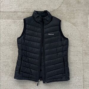 Marmot Midnight Black Quilted Vest
